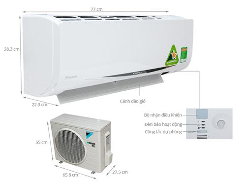 MÁY LẠNH DAIKIN 1.5 HP FTV35AXV1V