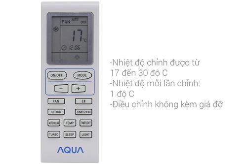 Điều hòa AQUA 1 chiều AQ- 9JA- 9000BTU